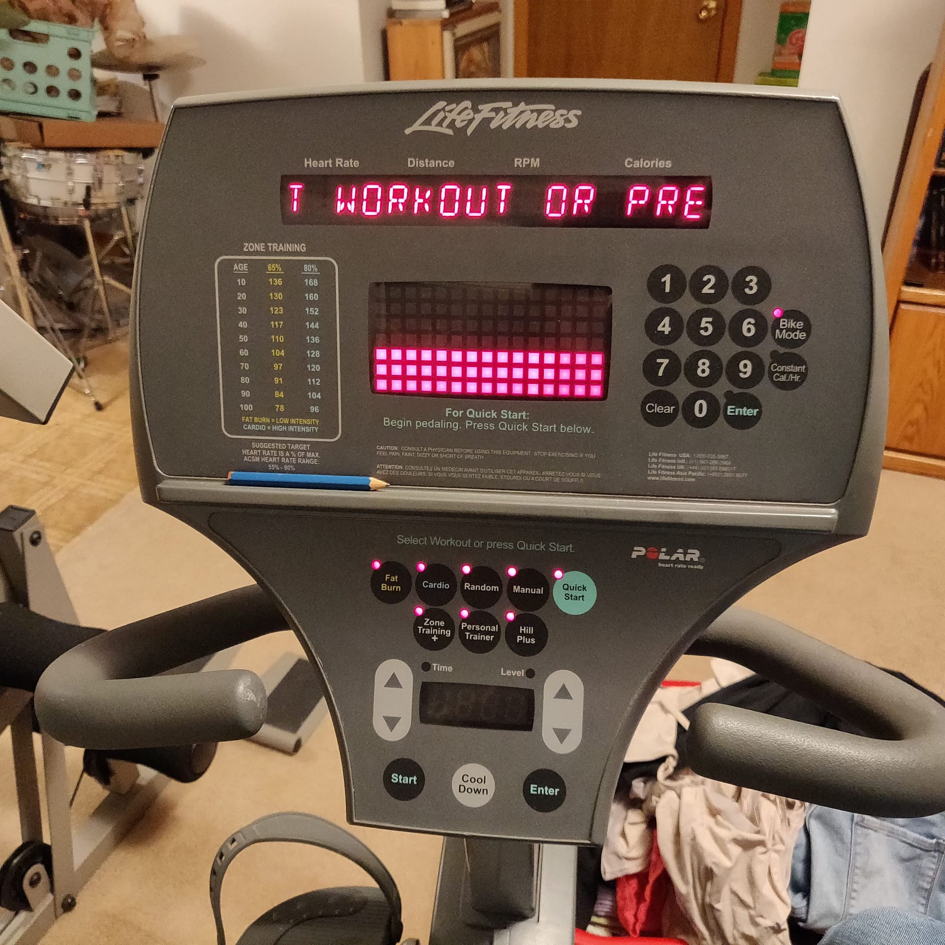 life fitness bike parts